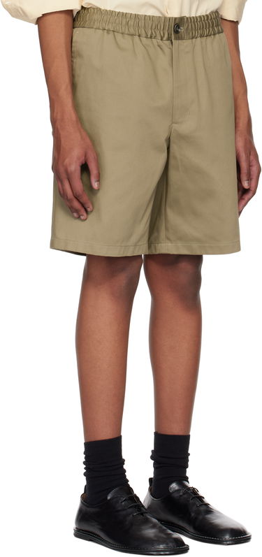 Shorts AMI AMI Paris Elasticated Waist Shorts Mørkeblå | HSO303.CO0103, 4