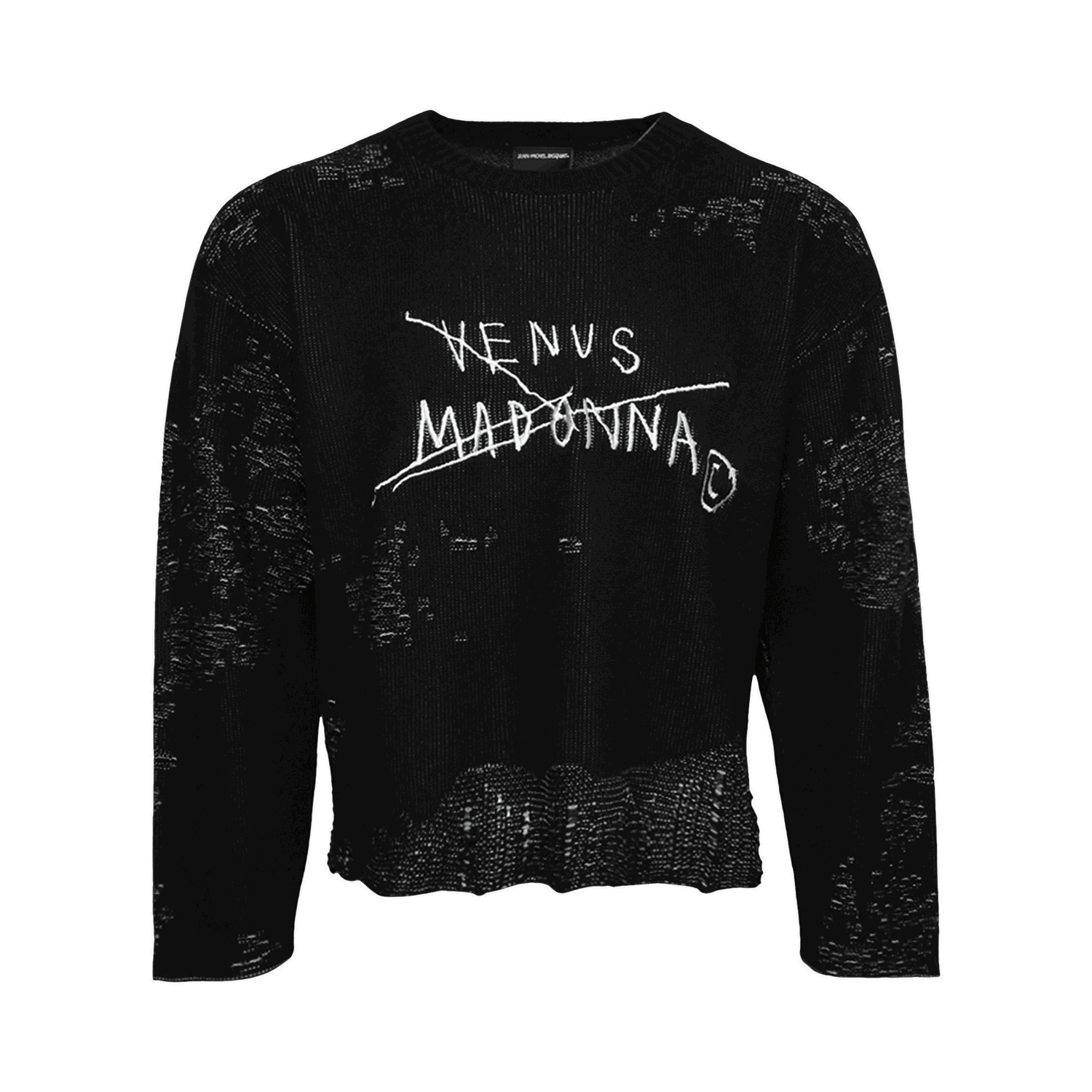Sweater MISBHV Basquiat Edition Venus Madonna Destroyed Knit Sort | 122U700B, 0