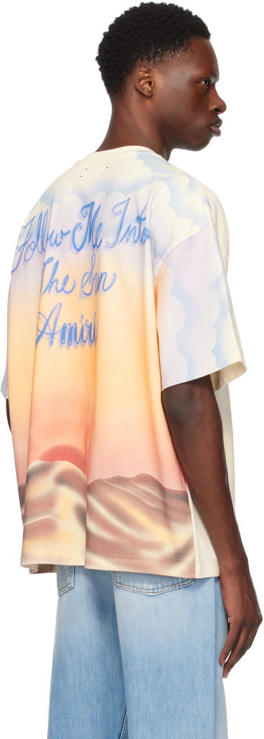 T-shirt AMIRI AMIRI 'Follow Me Into The Sun' T-Shirt Gul | AMJYTE1208, 2