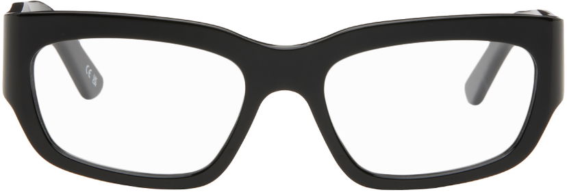 Solbriller Balenciaga Rectangular Glasses Sort | BB0334O-001