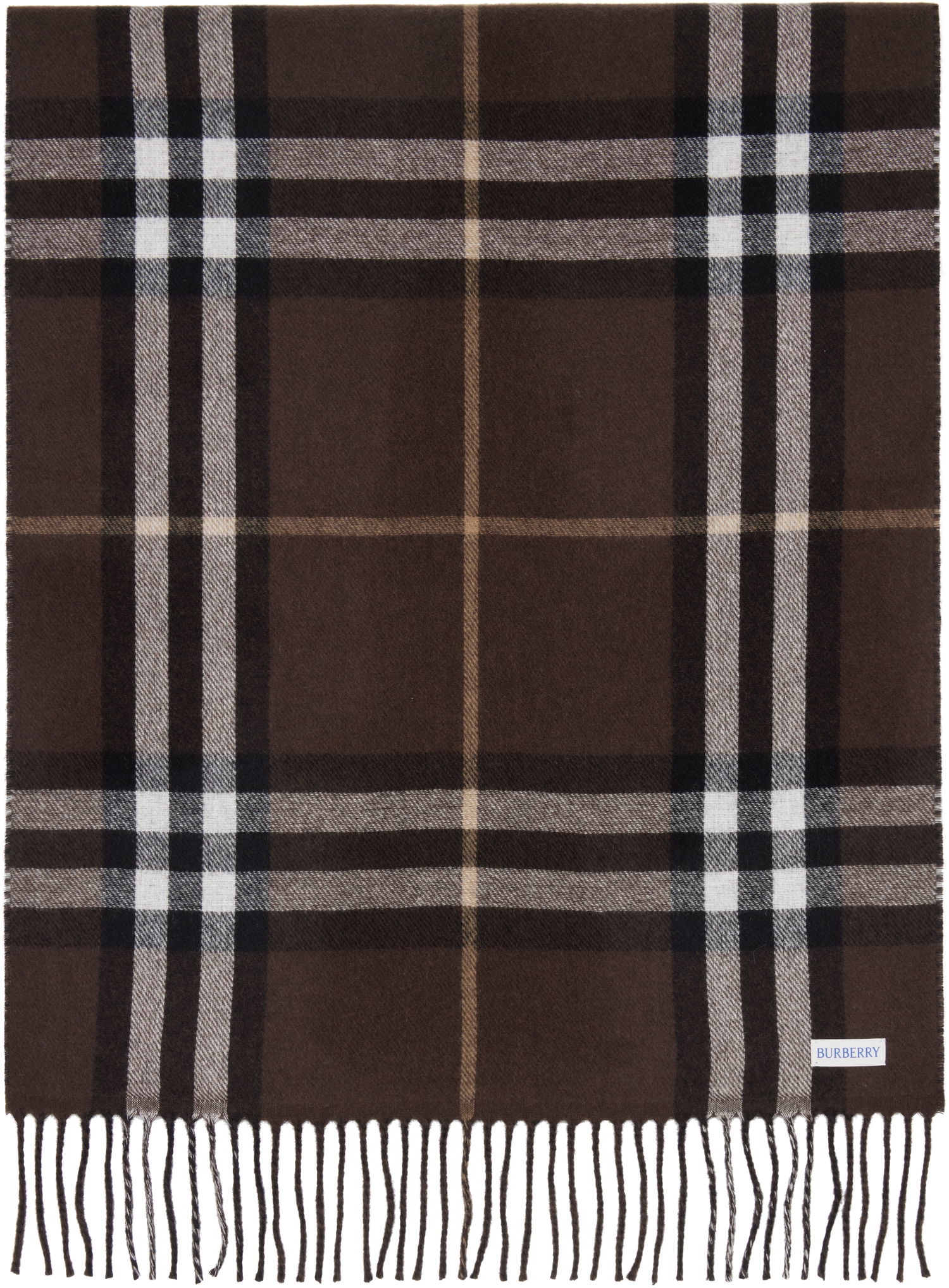 Tørklæde Burberry Reversible Knight Scarf Brun | 8112978, 1