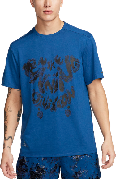 T-shirt Nike Triko M NK DF RISE 365 RUN DIV SS Mørkeblå | fn3389-476, 0