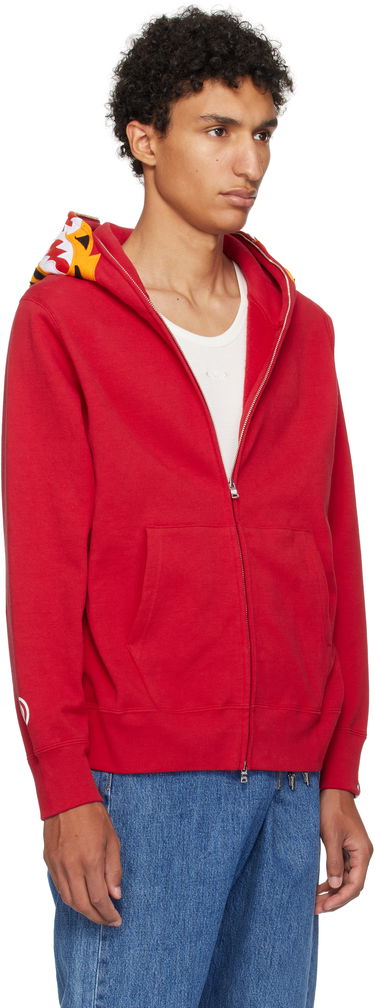 Sweatshirt BAPE Tiger Full Zip Hoodie Lyserød | 001ZPL301006M, 4