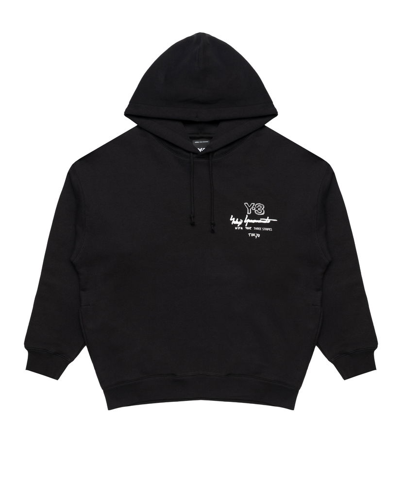 Sweatshirt Y-3 Y-3 Graphic Hoodie Sort | KB2604