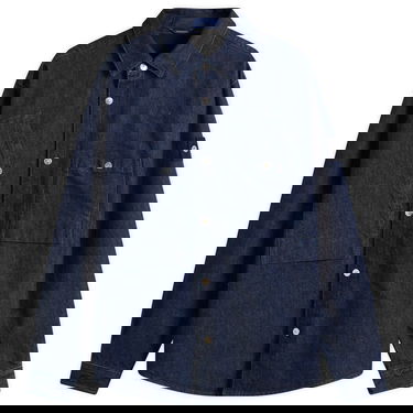 Skjorte Stone Island Denim Overshirt Mørkeblå | K2S151100008-VJ201, 0