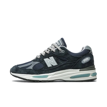 Sneakers og sko New Balance 991v2 Made in UK "Dark Navy" Mørkeblå | U991NV2, 0