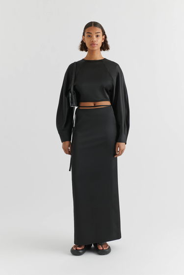 Nederdel AXEL ARIGATO Eve Belted Skirt Sort | A2119001, 7