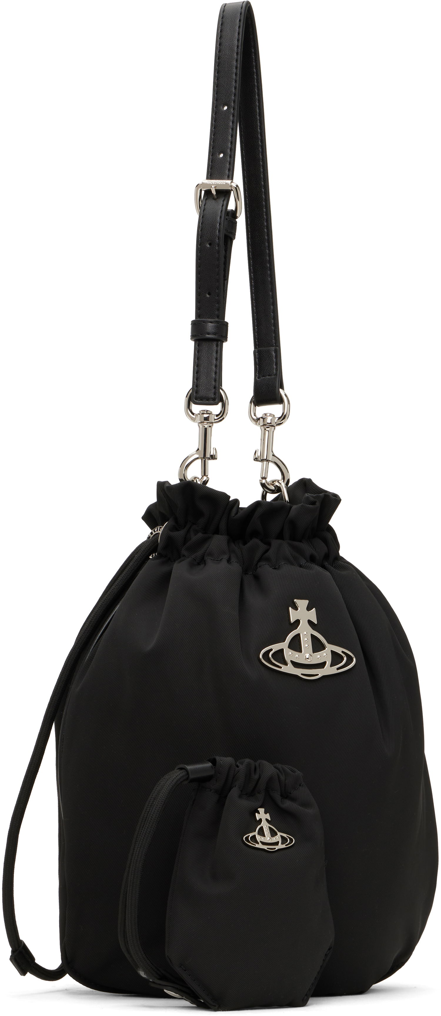Håndtaske Vivienne Westwood Drawstring Pouch Set Bag Sort | 57010001U-W001Y-, 1