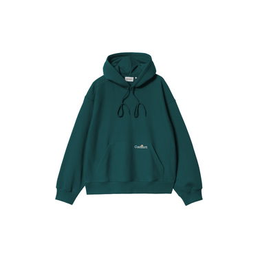 Sweatshirt Carhartt WIP Hooded Script Sweatshirt Grøn | I034430_9, 2
