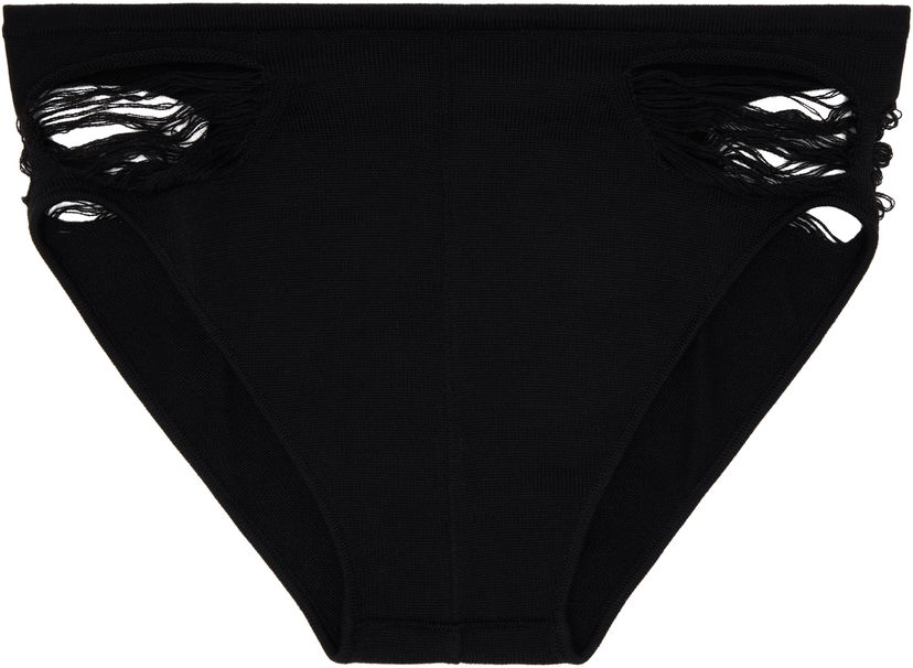 Trusser Rick Owens Rick Owens Shredded Merino Knit Briefs Sort | RR01E5673 KGRIDM