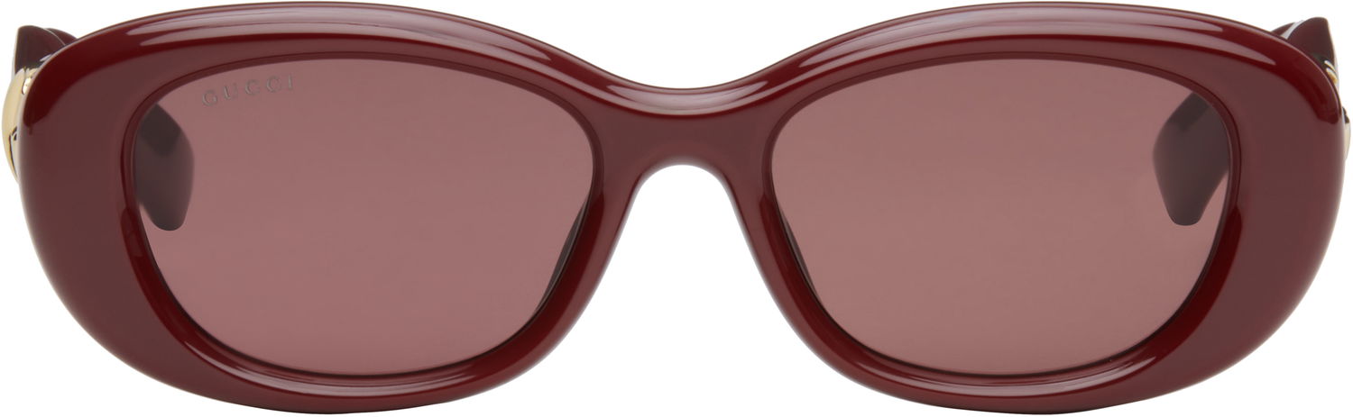 Solbriller Gucci Gucci GG Oval Sunglasses Bourgogne | GG1829SK-003, 0