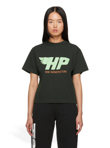 T-shirt HERON PRESTON Fly T-Shirt Grøn | HWAA032F23JER0101050