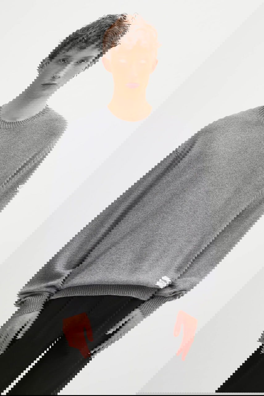 Sweater Neighborhood NEIGHBORHOOD Cashmere Crewneck Sweater Grå | 242NGNH.KNM01, 0