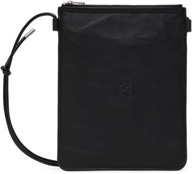 Skuldertaske Y-3 Y-3 Leather Crossbody Pouch Sort | JD2914, 0