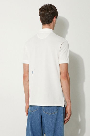 Polo skjorte Paul Smith Paul Smith Applique Detail Polo Shirt Hvid | M1R.698P.NP4722, 2