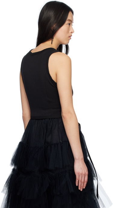 Tanktop Simone Rocha Simone Rocha Bow Tail Tank Top Sort | 5222 0571, 2