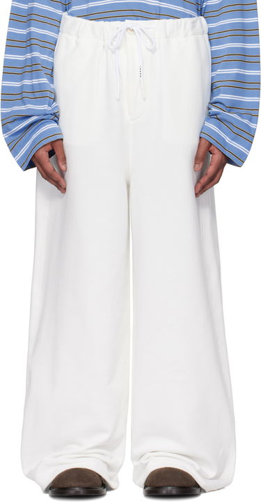 Joggingbukser Marni Marni Loopback Sweatpants Hvid | PJMU0070A0 UTC275, 0