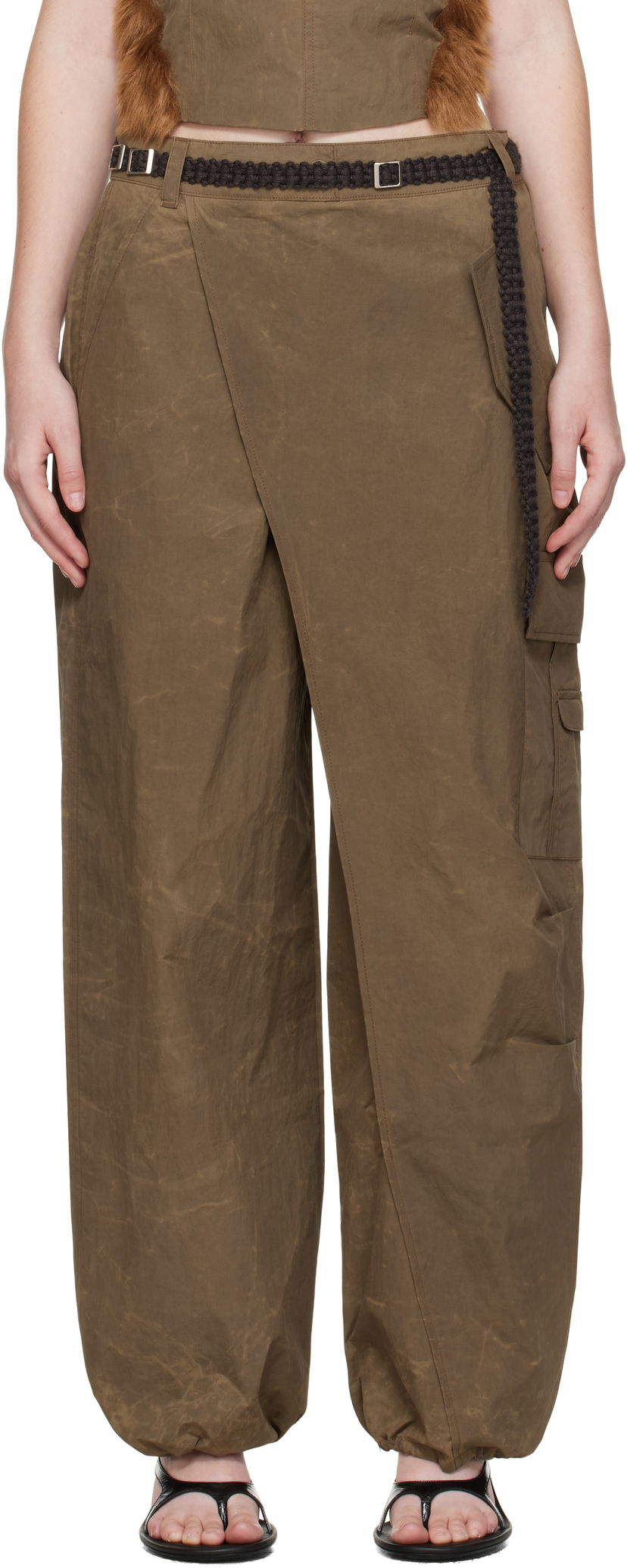 Cargo bukser Andersson Bell Andersson Bell Wrap Cargo Pants Brun | apa843w