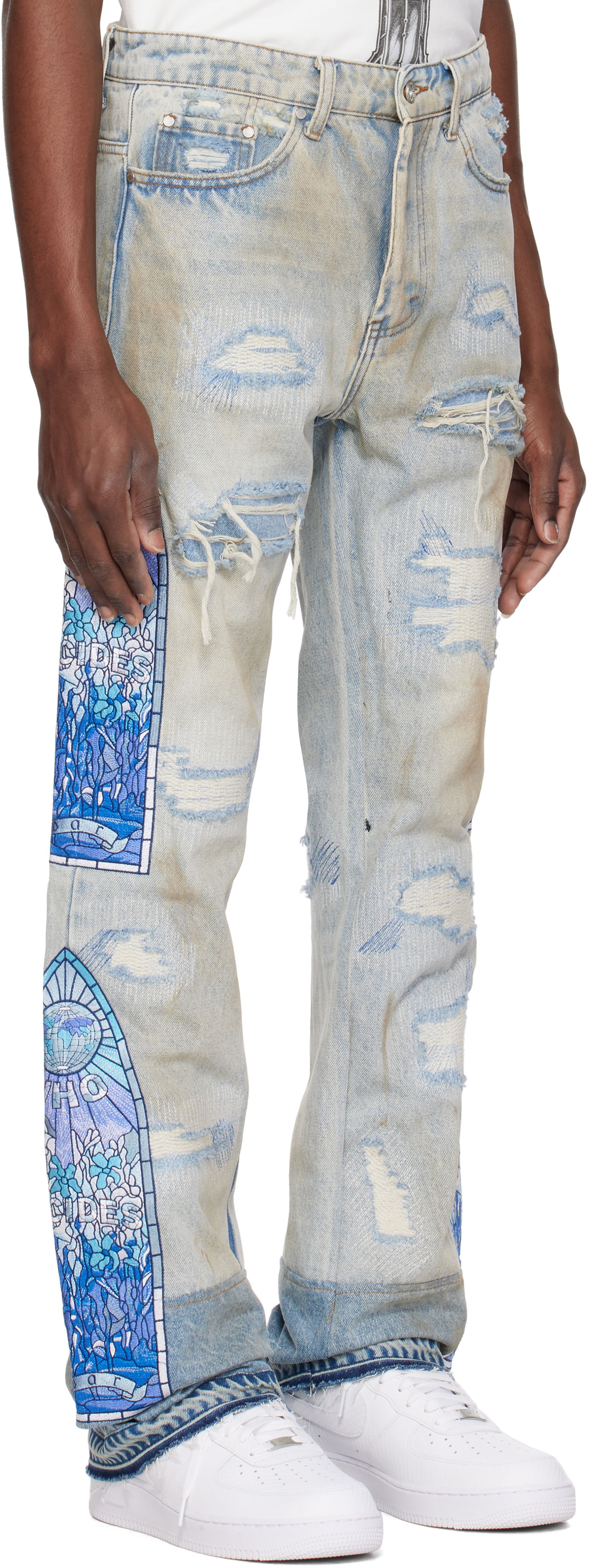 Jeans Who Decides War Who Decides War Winter Mechanic Jeans Blå | 1121200008SS25, 1