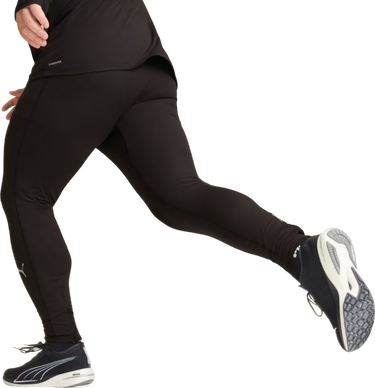 Leggings Puma RUN FAVORITES BRUSHED LONG TIGHT Sort | 525953-01, 2
