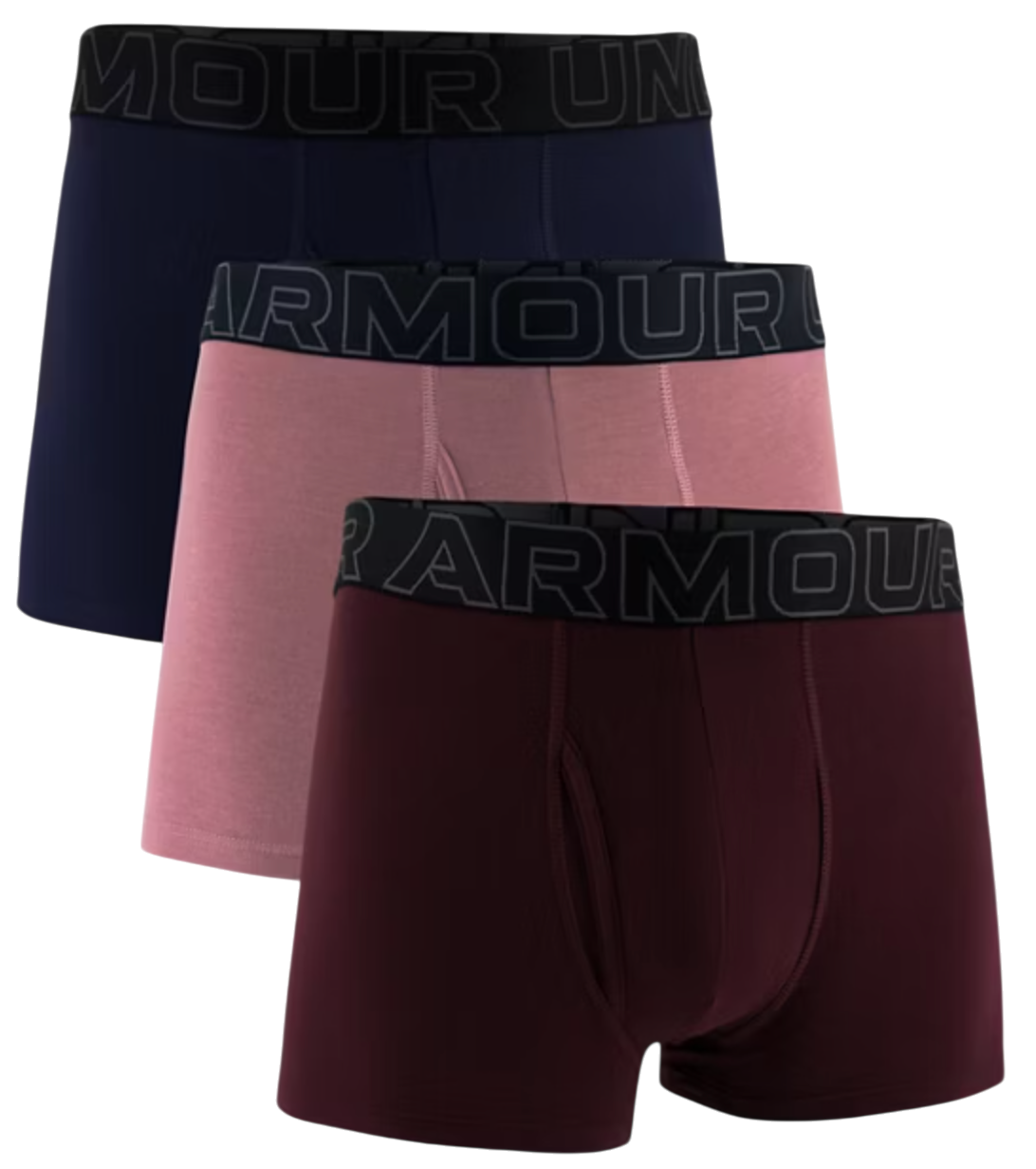 Boksere Under Armour Under Armour SOLID 3" Boxer Shorts, 3-Pack Flerfarvet | 1383891-651, 0