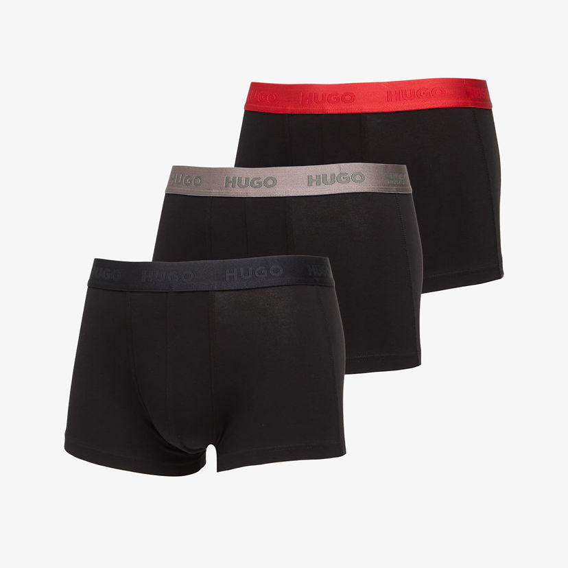 Boksere BOSS Hugo Trunk 3-Pack Multicolor Sort | 50532611-009