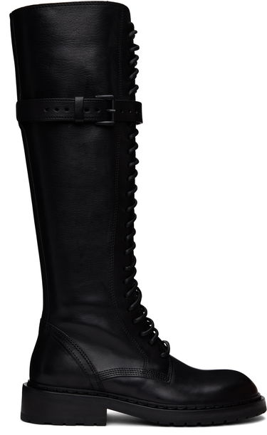 Tøj Ann Demeulemeester Ann Demeulemeester High Danny Tall Boots Sort | B0010063 LT047, 0