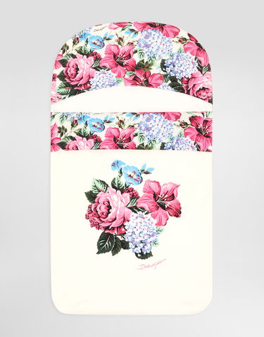 Pyjamas Dolce & Gabbana Dolce & Gabbana Floral Print Interlock Baby Sleeping Bag Hvid | LNJAH0II7HTHA5MH, 0