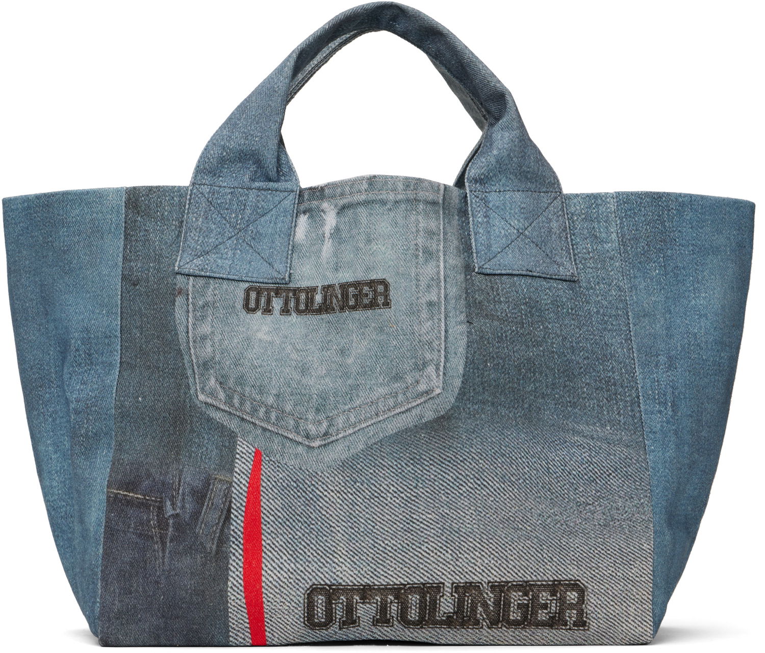 Mulepose Ottolinger Ottolinger Denim Maxi Tote Bag Blå | 12890042801, 0