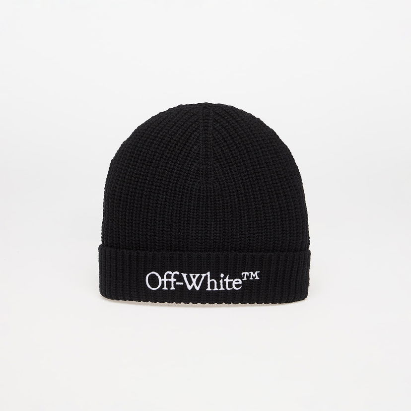 Beanie Off-White Off-White Bookish Classic Knit Beanie Sort | OMLC041C99KNI0031001