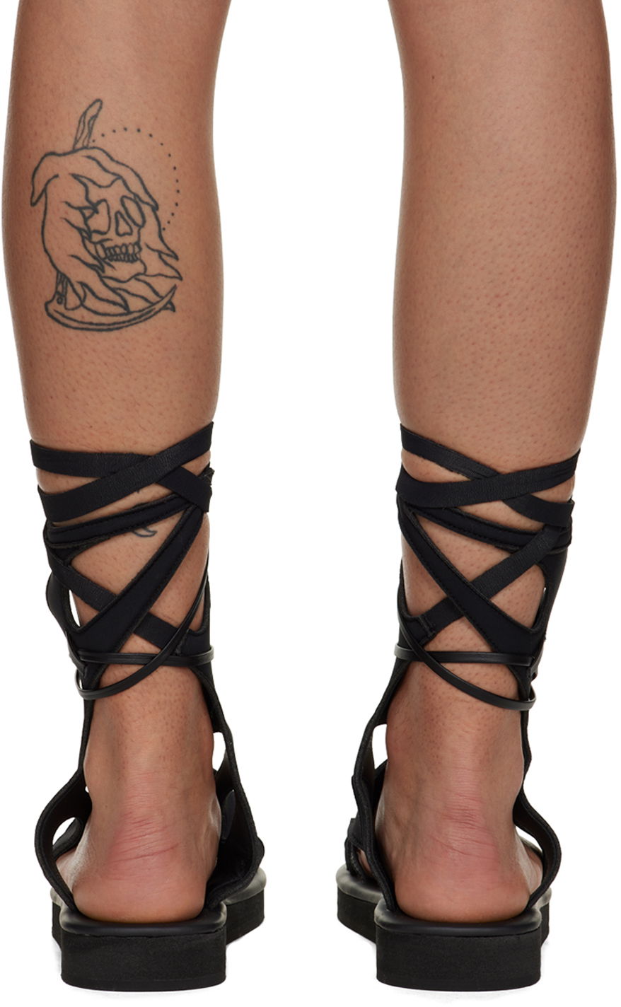 Tilbehør Ottolinger Ottolinger Strappy Flat Sandals Sort | 3100403, 1