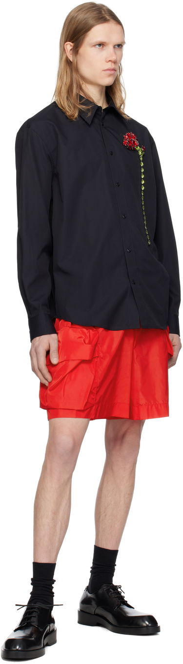 Shorts Simone Rocha Simone Rocha Cargo Flap Pocket Drawstring Shorts Rød | 4135 1067, 3