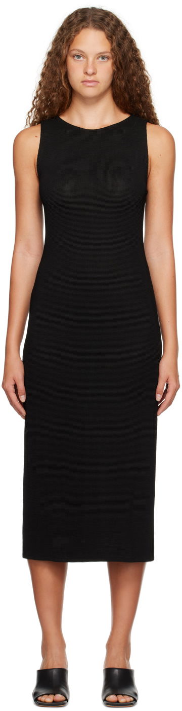 Kjole Anine Bing Anine Bing Savannah Midi Dress Sort | A-02-1170-007, 0