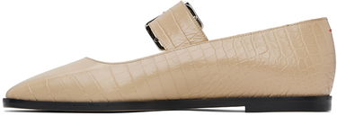 Skopleje Aeyde Aeyde Sunny Buckle Ballerina Flats Beige | A11-FL-GRZS15FL127-FW24-957-065, 2