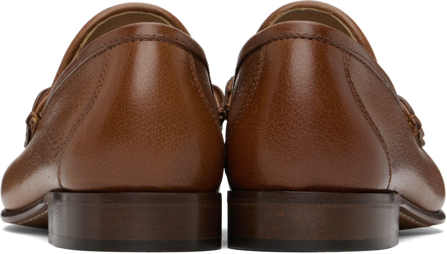 Skopleje Valentino Valentino Garavani VLogo Signature Buffalo Loafers Brun | 6Y2S0J68MIL, 1