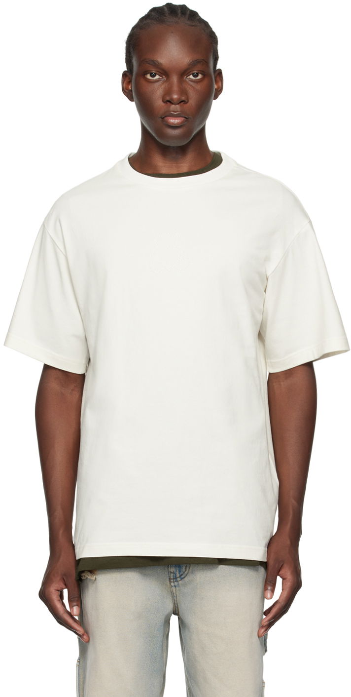 T-shirt We11done We11done Pearl Bear T-Shirt Hvid | WD-TT2-24-780-U-IV, 0