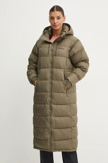 Puffer jakke Columbia Long Padded Winter Jacket Grøn | 2051351, 0