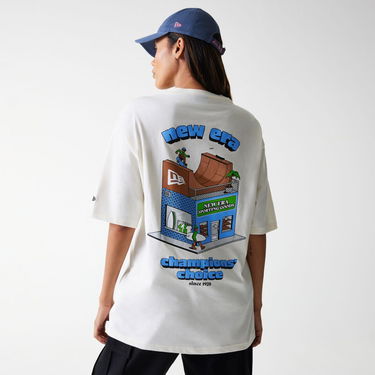 T-shirt New Era New Era Store Graphic T-Shirt Hvid | 60684400, 2