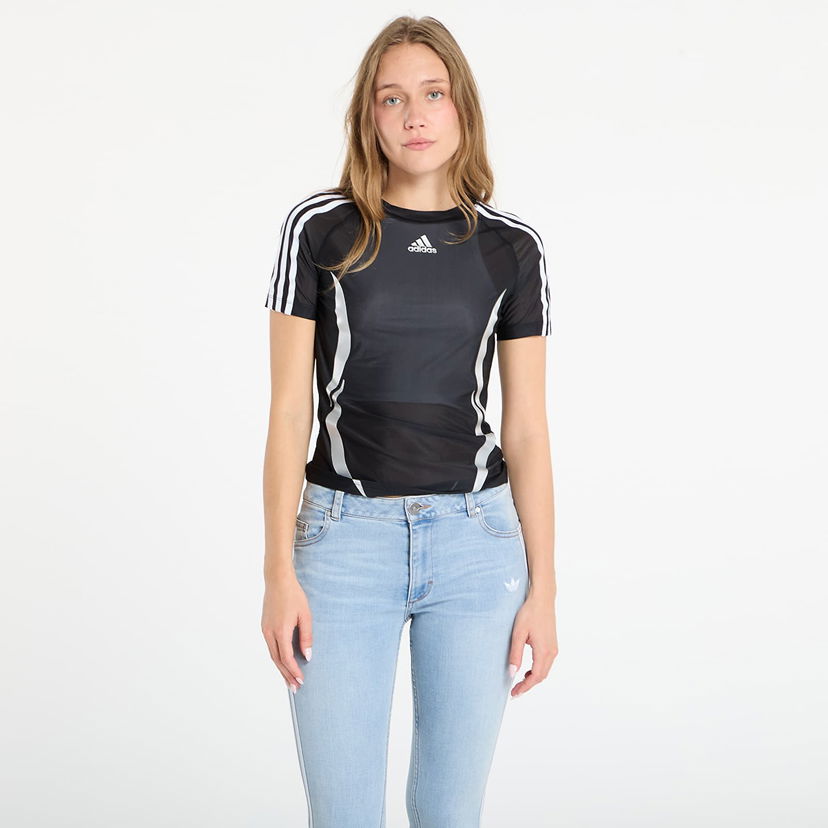 T-shirt adidas Originals Adilenium Season 4 Teamgeist Tight Sheer Jersey T-Shirt Sort | KE9795