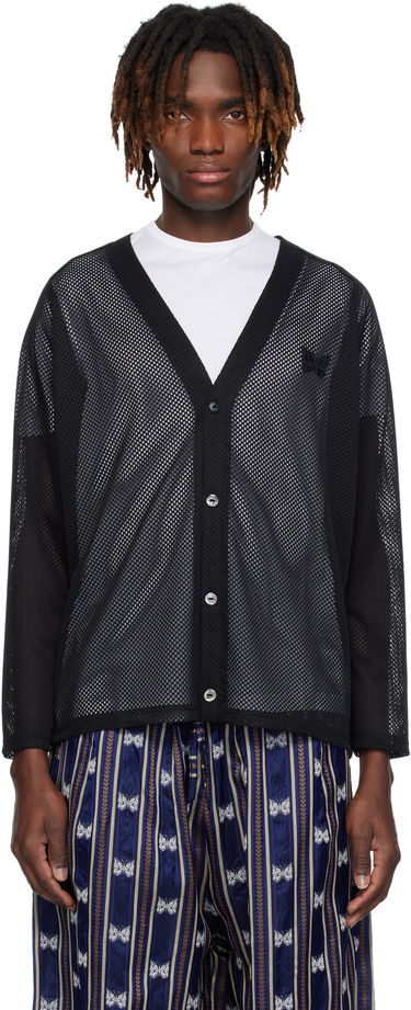 Sweater Needles NEEDLES Mesh Cardigan Sort | QV344, 0