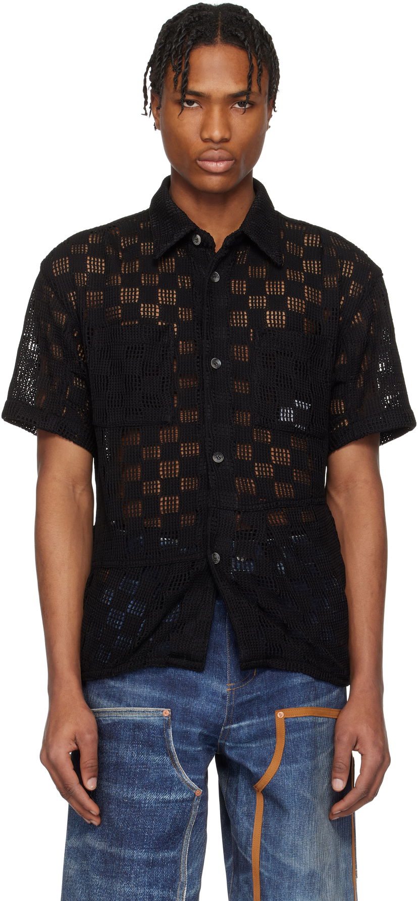 Skjorte Andersson Bell Andersson Bell Letto Knitted Shirt Sort | atb1234m