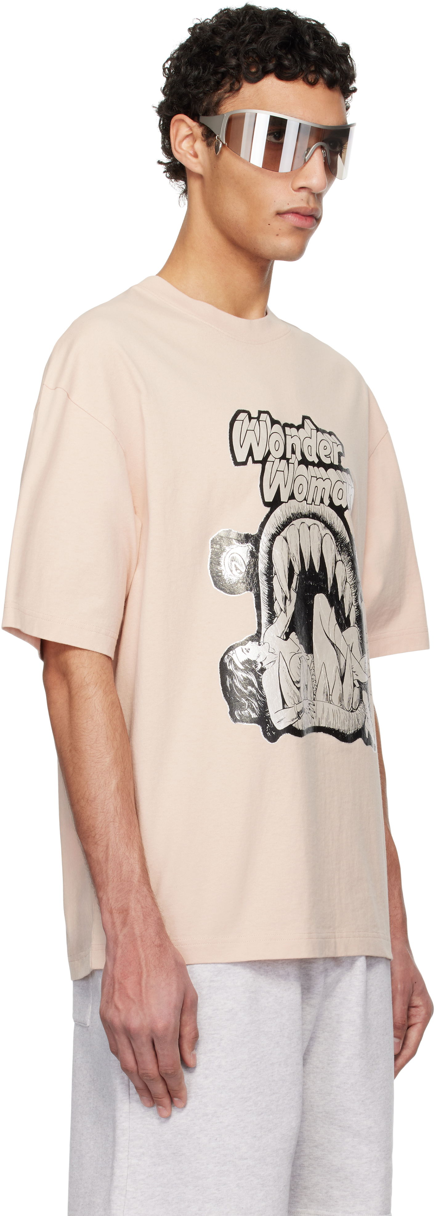T-shirt Acne Studios Acne Studios DC™ 'Wonder Woman' T-Shirt Lyserød | BL0413-, 1