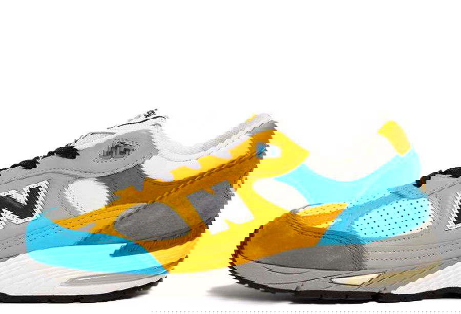 Sneakers og sko New Balance Sneakersnstuff x 991 "Blue/Yellow" Gul | M991EF, 1