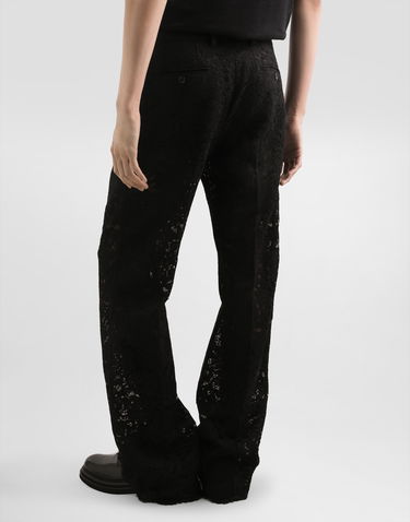 Bukser Dolce & Gabbana Dolce & Gabbana Cordonetto Lace Trousers Sort | GP07CTHLM5EN0000, 2