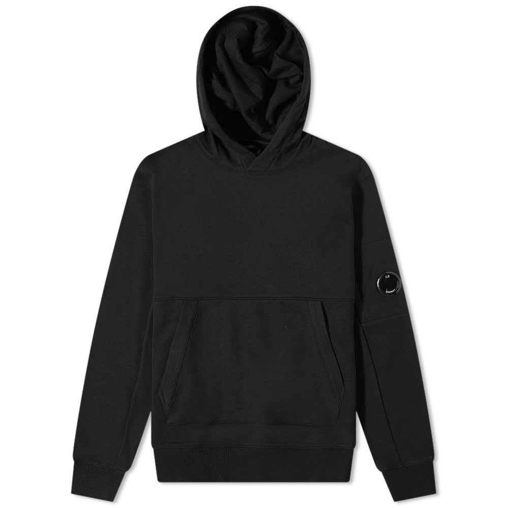 Sweatshirt C.P. Company Arm Lens Popover Hoodie Sort | 13CMSS023A-005086W-999, 0