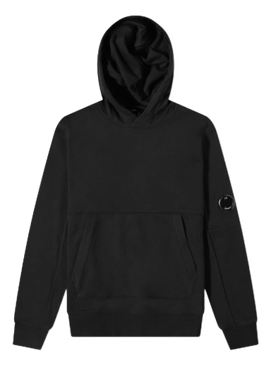 Sweatshirt C.P. Company Arm Lens Popover Hoodie Sort | 13CMSS023A-005086W-999