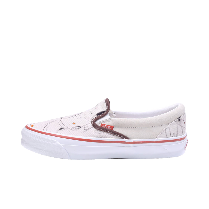 Sneakers og sko Vans Vault OG Classic Slip-On LX Javier Calleja Hvid | VN0A32QN6Z9