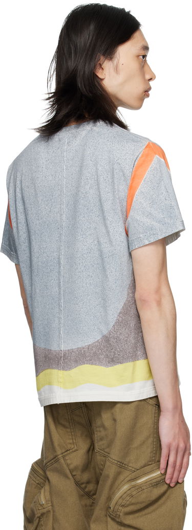 T-shirt Eckhaus Latta Eckhaus Latta Lapped T-Shirt Grå | 301-EL-PF25-V, 2