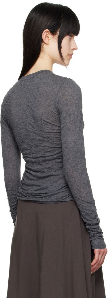 Skjorte OUR LEGACY Our Legacy Strain Slim Long Sleeve T-Shirt Grå | W2256A4, 2