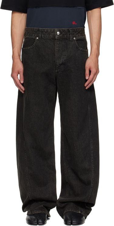 Jeans Eckhaus Latta Eckhaus Latta Bend Jeans Sort | 1225-EL-PF25-S, 0